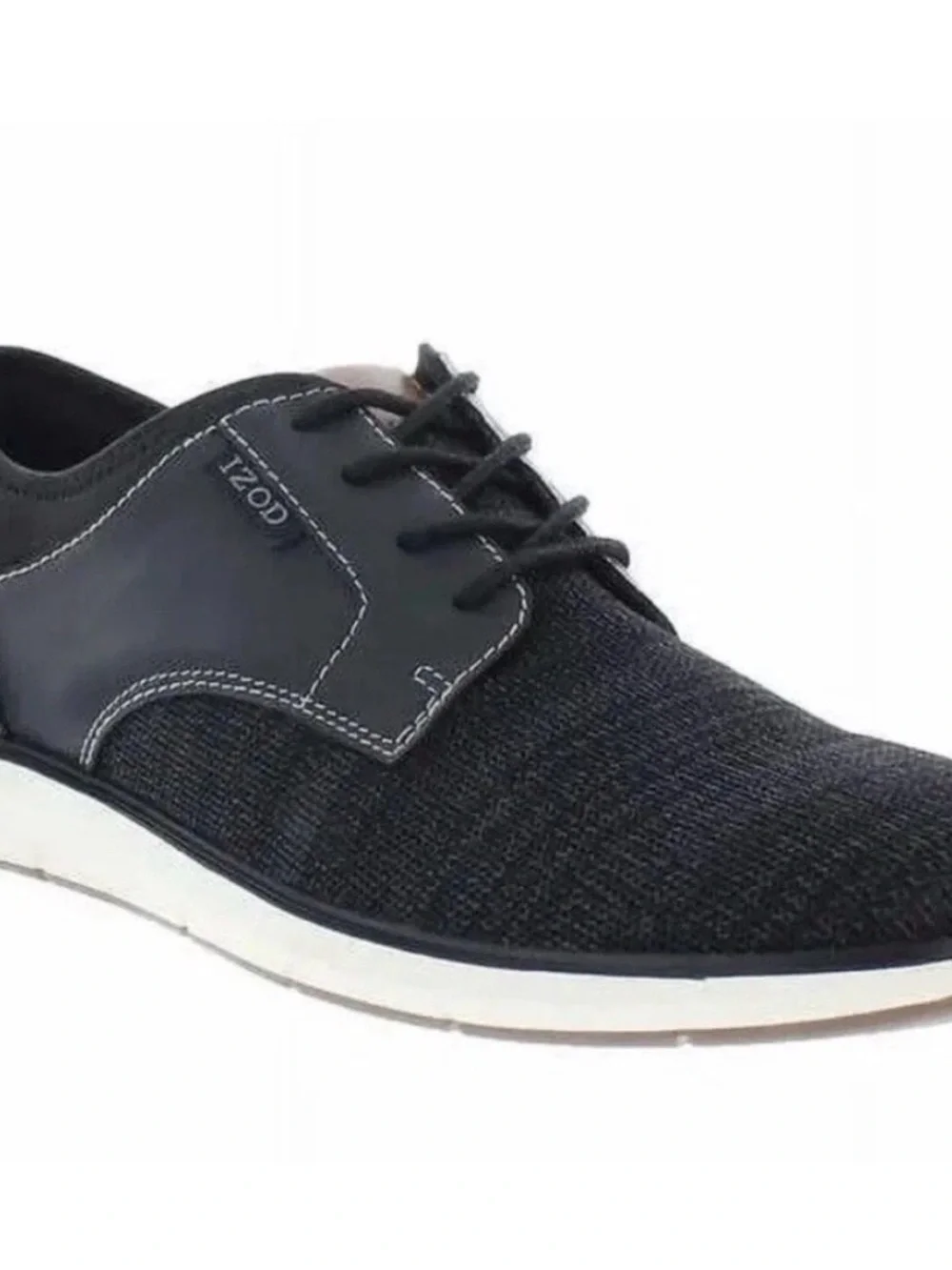 Izod Men's Drift Casual Lace Up Shoes Black US Size 9.5 M US